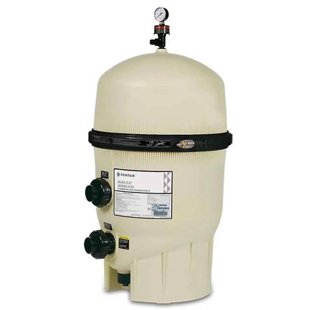 Cartridge Tank Filter Pool 160GPM Ft 188594 Sq DE Swimming Quad 100 Pentair