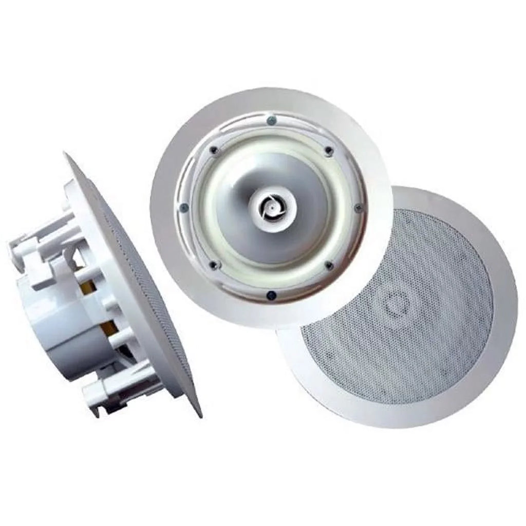 Wall 400 8 White, 2 Speaker, Way 2 Pair Inch Indoor/Outdoor Watt In Pyle Ceiling