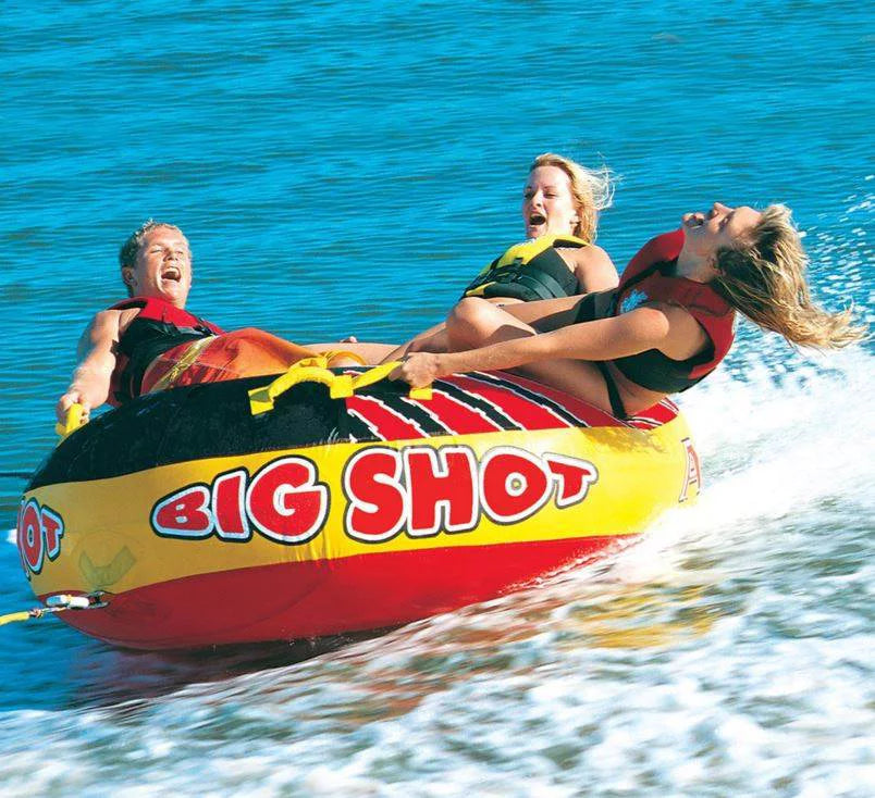 Airhead Open Lake  Liquid Big Boat Pack) Quadruple Rider Towable Top Shot (2