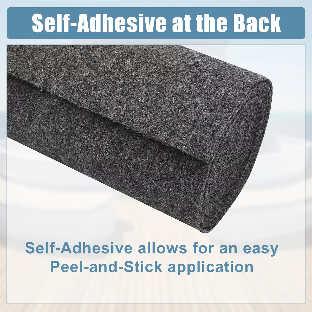 Dark Unique Pad Trailers Carpet Gray Dark Sheet Bargains 157"x12"x0.24" for Gray Decking Mat Boat Boat