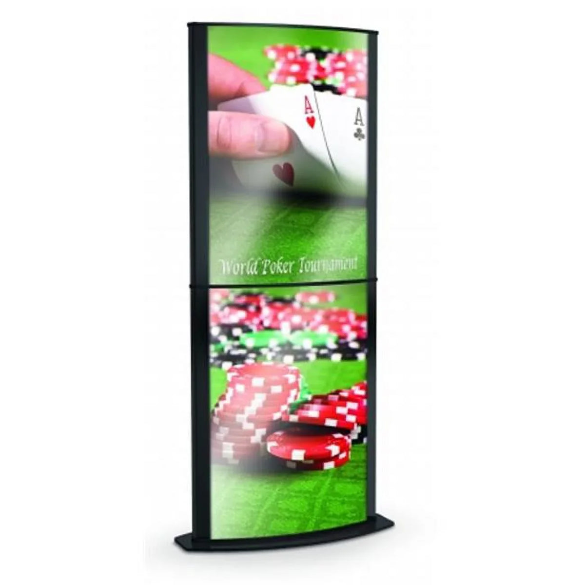 Products VX2-B Poster Convex Signholder- Silver Testrite Visual SignHolders Convex