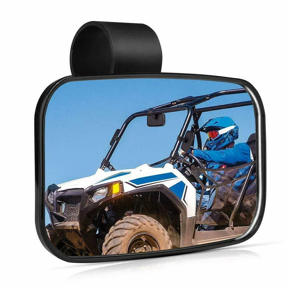 Compatible 1.75"-2" Rear Set X3 Bar Clamp Mirrors with 1000 Center Polaris 900 Can-Am View UTV RZR Mirrors