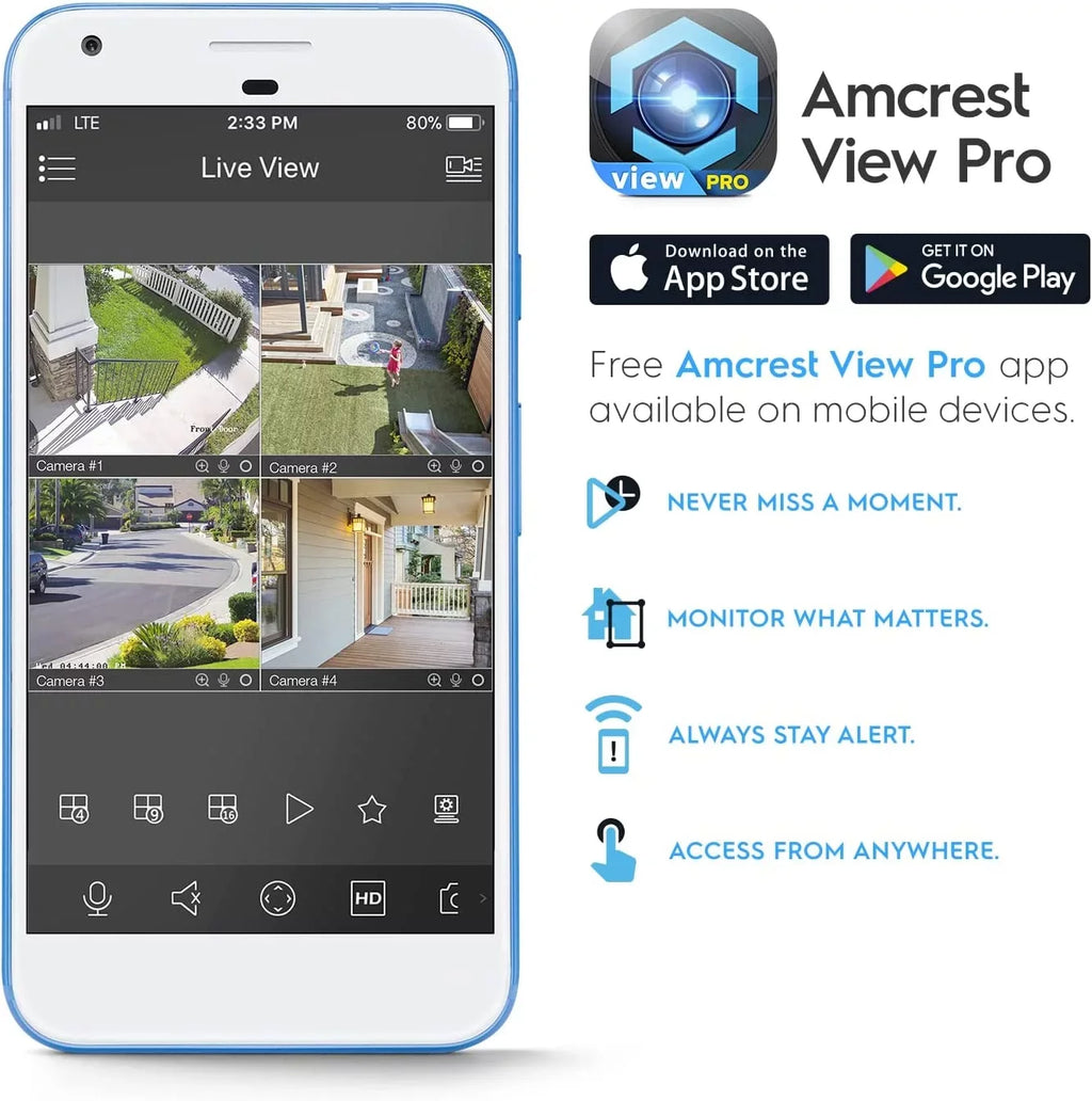 Camera POE Security Outdoor 3840x2160, in Amcrest MicroSD, POE Detection, Wide AI IP UltraHD 4K Camera, Weatherproof, 8MP (IP8M-T2669EW-AI) Built Human/Vehicle IP67 (Used) Turret Mic, White Angle,