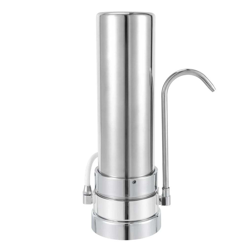 Filtration Filter Sink Countertop Stainless Tap Silver Drinking System Liquid Filter