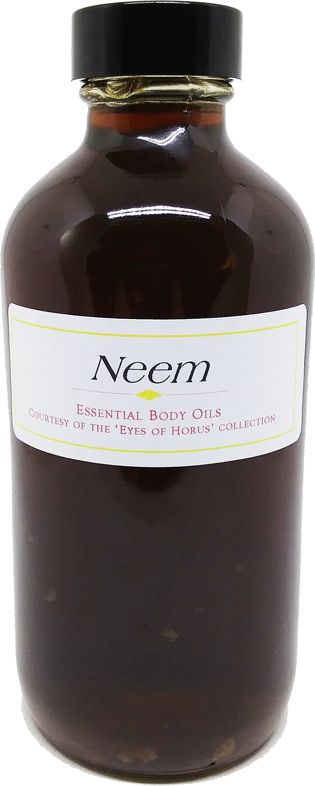 '- Pure Dark Clear 8 Brown [Regular Oil Neem Pressed Essential oz.] Glass - Cap Cold - 100%