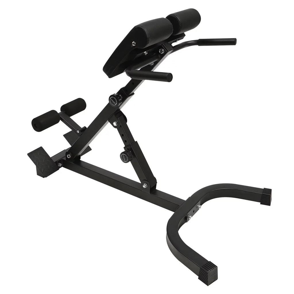 Tilt Hyperextension Angle Extension Back Position Machine, 150kg/330lbs Angle Chair W/ Height Adjust Roman Bench 5