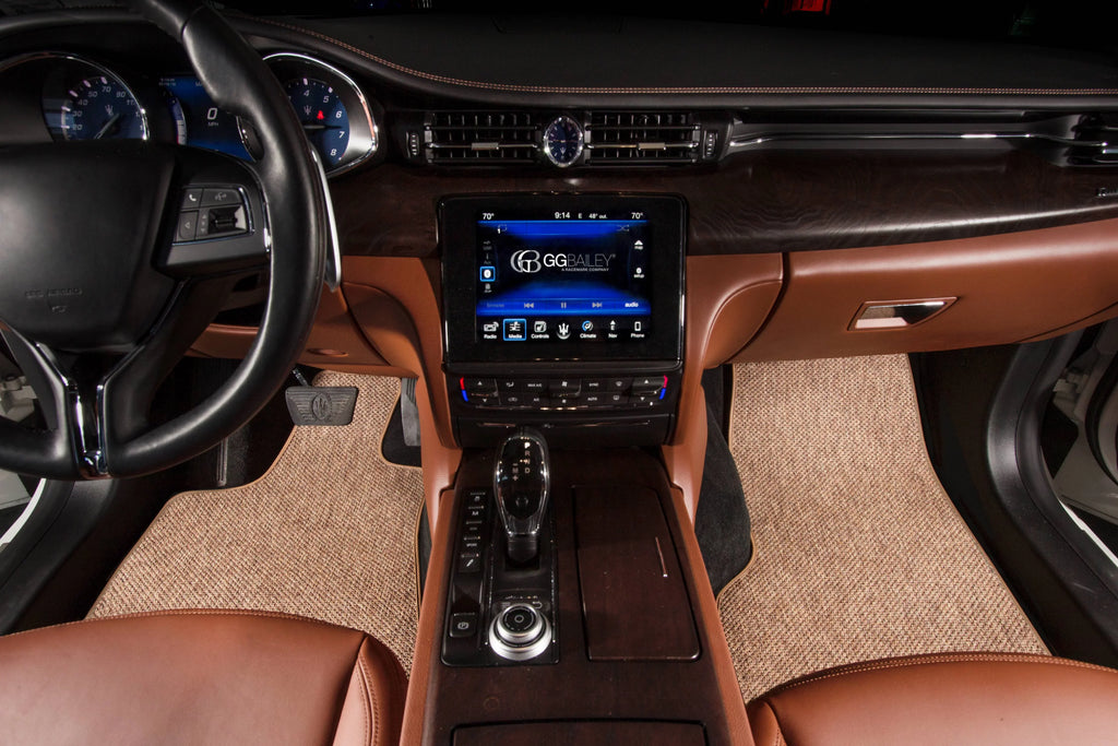 '- Explorer 2016, Textile™ Beige Cargo Ford for 2017, GGBAILEY 2019 Mat Carpet Car All-Weather Small Mats, 2015, Custom Fit 2018,