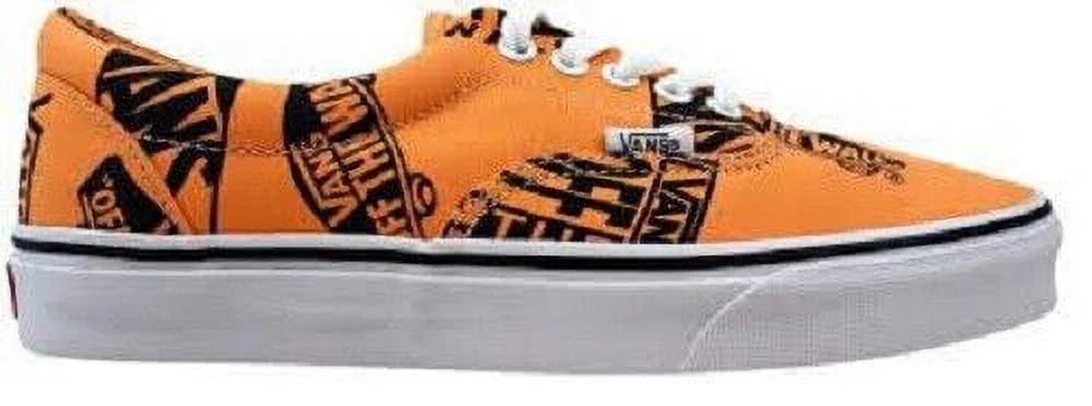 MEN ERA NEW SKATEBOARD MIX 9 SHOES LOW CLASSIC VANS LOGO ORANGE/BLACK SIZE