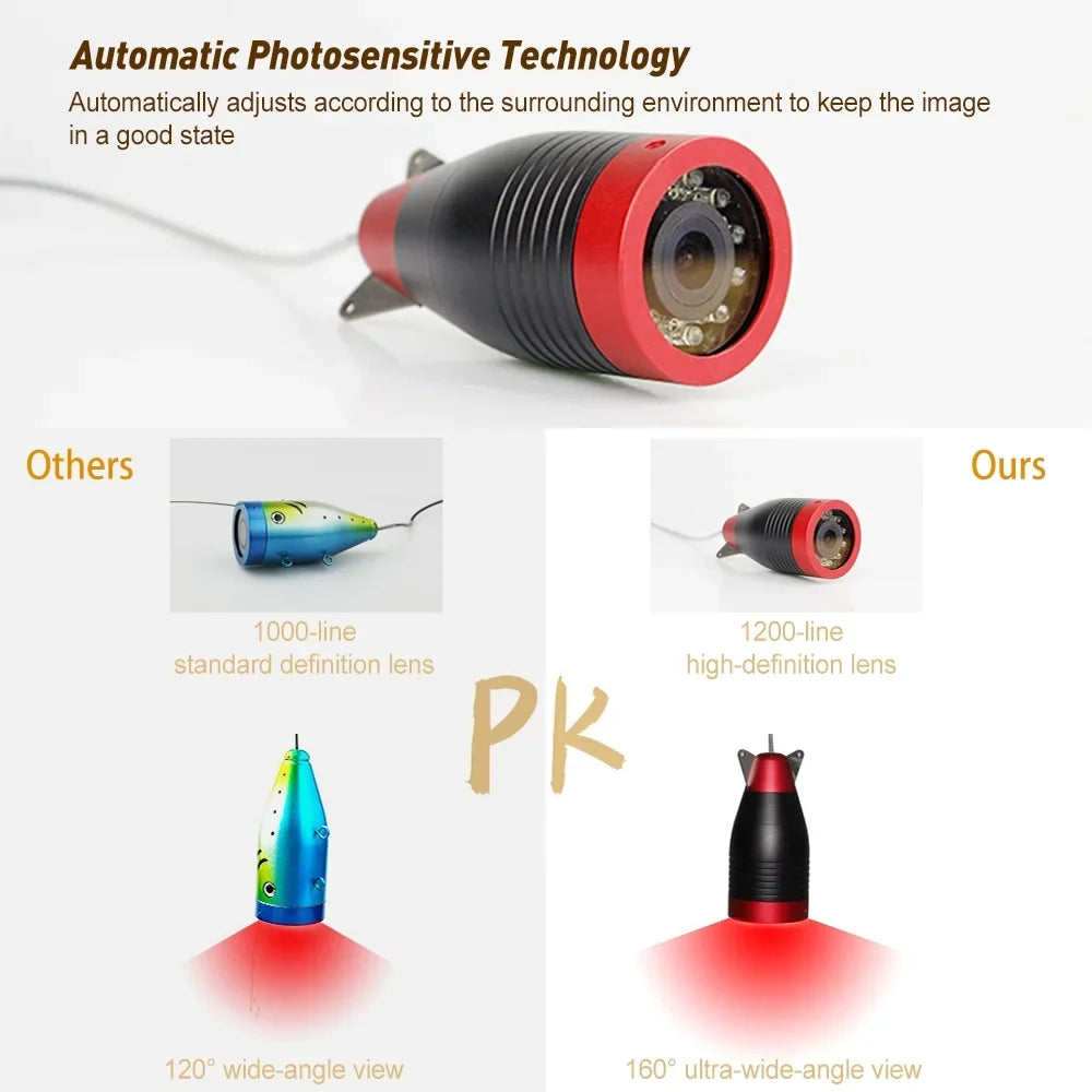 Erchang Fishing Tracking, Excursions Fishing 7 for , for Boat Finder Fish - Inch Lake Portable Fish Camera Sea Real-time Reliable Underwater Kayak -have Fishing with