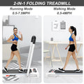 for HP Dcenta Treadmill in 1 Remote Under Control Foldable LED Joggi Machine, 2.5 Home, - Compact Display 2 Folding Walking Treadmill & Running Electric Treadmill Running Installation-Free FYC Desk