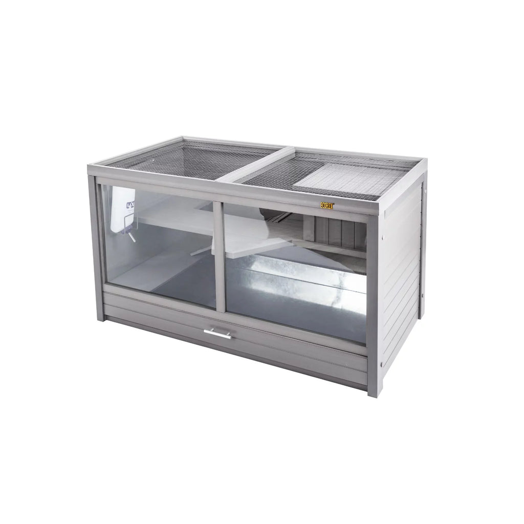 Park ECOFLEX® Indoor Rabbit Habitat-Nantucket Hutch Grey Avenue Jumbo