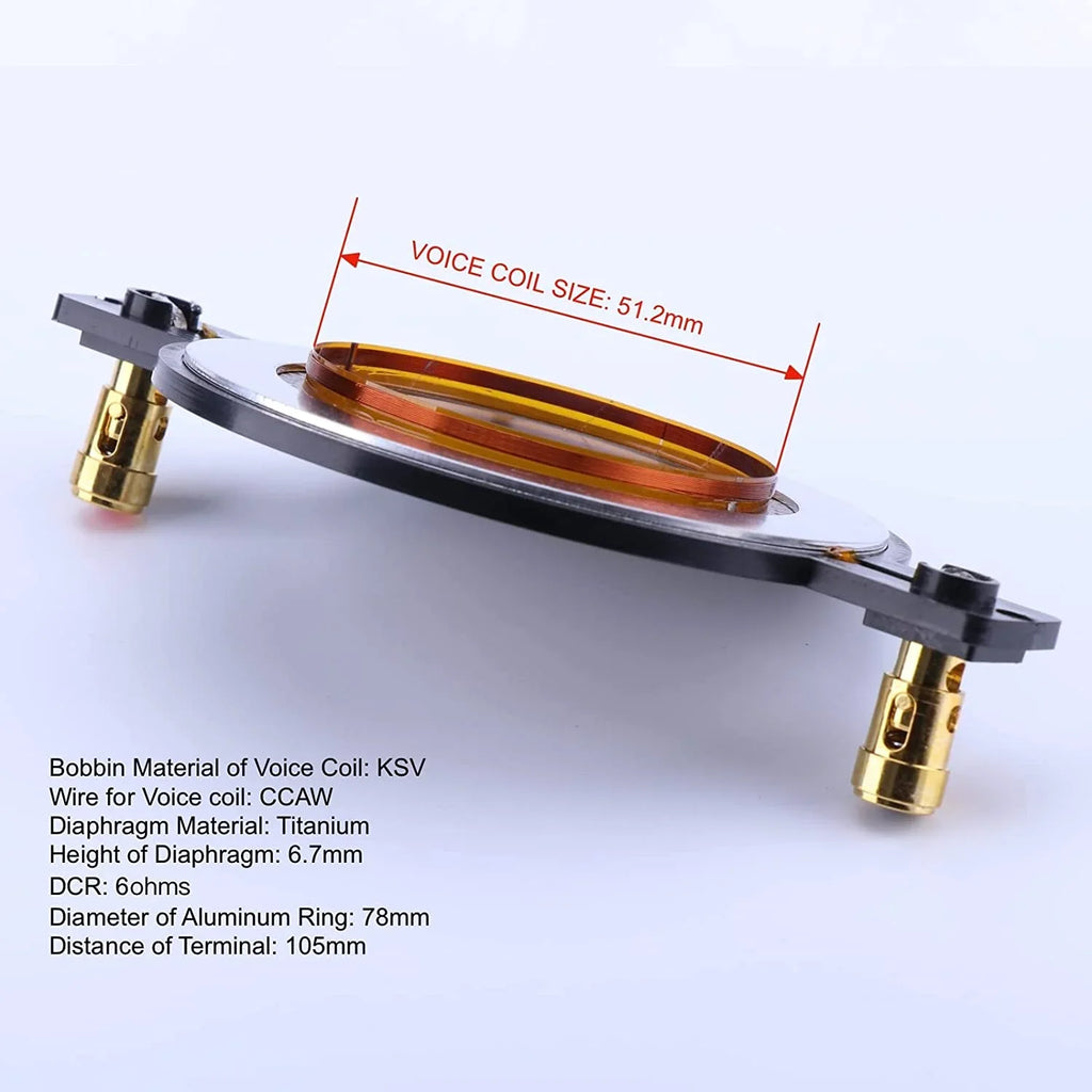Replacement for Diaphragm SPATHIPHYLLUM PRO-D1 HyperPower DS18 Coil PRO-DKH1VC PRO-D1VC Voice