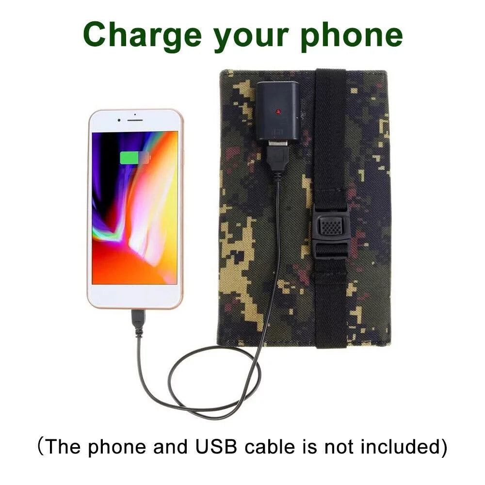 Camping Quality Battery Panel Charger Phone Rechargeable Portable Hiking Outdoor USB OnemayshipOnemayship High Solar Foldable 80W