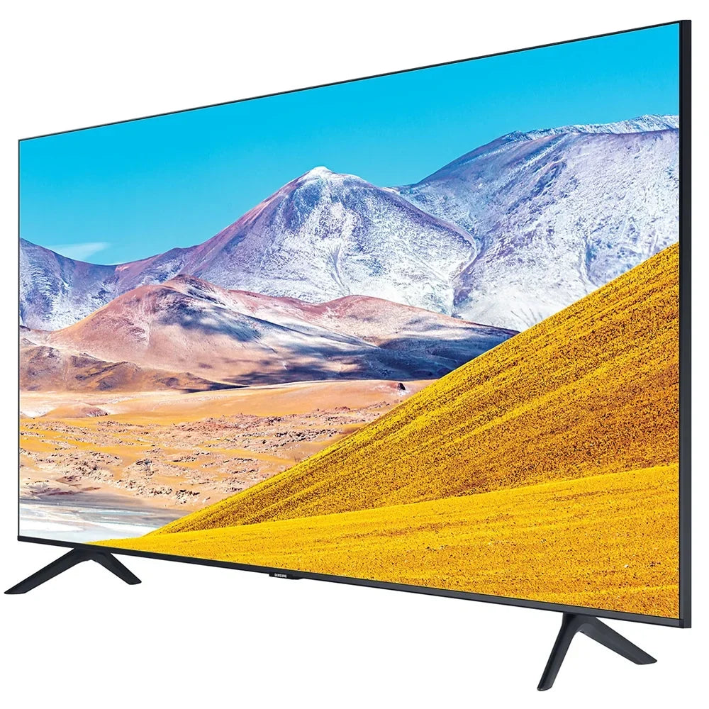Essentials Soundbar Bundle TV & with UHD Surge Digital TV) UN65TU8000 4K Screen Mount, (65TU8000 Adapter, Wall 60W (2020) Gear LED 65 and Samsung TV Cleaner Subwoofer, 65" TV Smart Inch Deco 65-inch