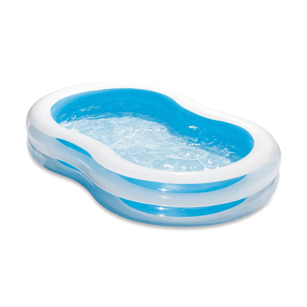 Sidewalls, Family Inflatable 8-shaped, Play Pool, Unisex Day Transparent Lagoon 3+, Ages