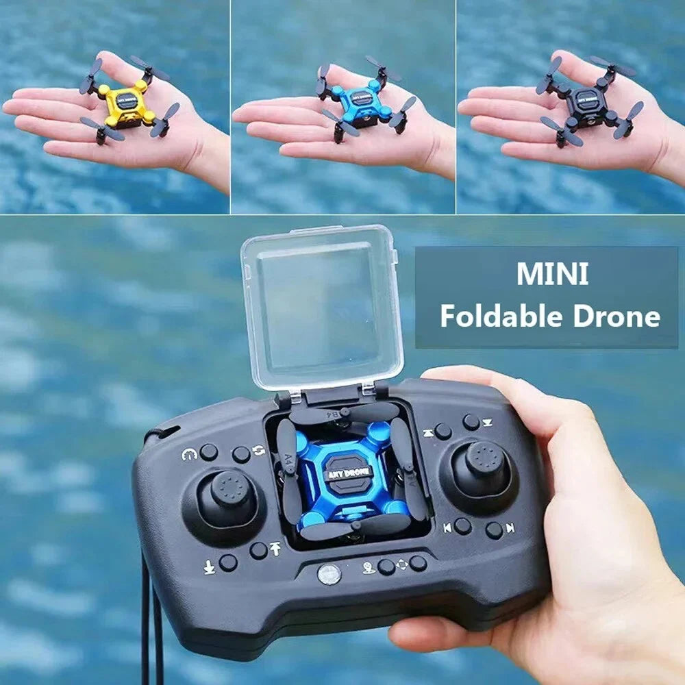 RC RC for 360° Hovering K04 Land One Camera Beginners Auto Kids, Gift Suitable Flip for HD Foldable Key Aircraft Quadcopter Drones Mini Headless Toys Drone