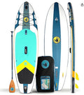 Paddle Stand Glove Up White/Blue Package, Body Board Inflatable Cruiser