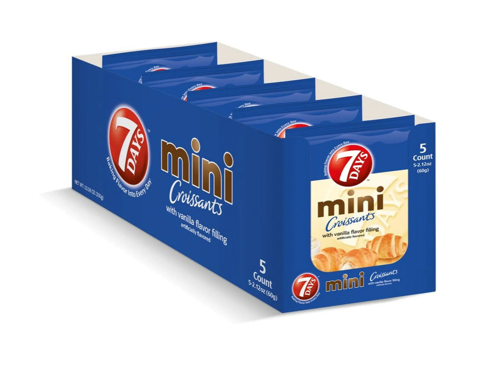 oz Bag 6.53 Mini 8) (Pack Croissants, of Vanilla, 7Days
