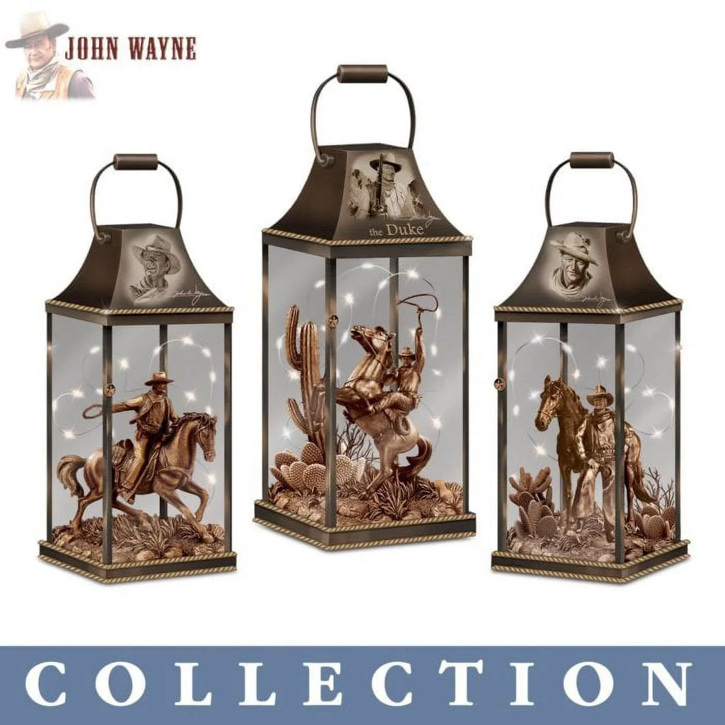 Legendary Hollywood John Exchange The Wayne Bradford 9 to Luminary Lawman Lantern 10-inches Collection