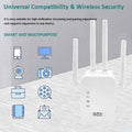 signal WiFi (5G Repeater，Wifi 1200Mbps White / Booster, WiFi Internet to NIFFPD Home Dual Booster 8,574sq.ft WiFi 2.4 Up Band GHz) for Booster Extender, Extenders