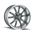 Ridler 20X8.5 83.82Cb 650 5X127 Lip Grey/Polished 0Et