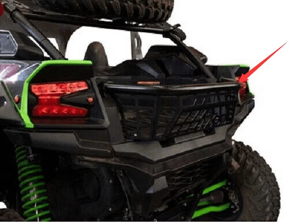 20 Powder Teryx Luggage Coated Black Kojem Rack Kawasaki Steel for 22 21 Barricade Enclosure Cargo Tailgate 1000 23 Bed KRX