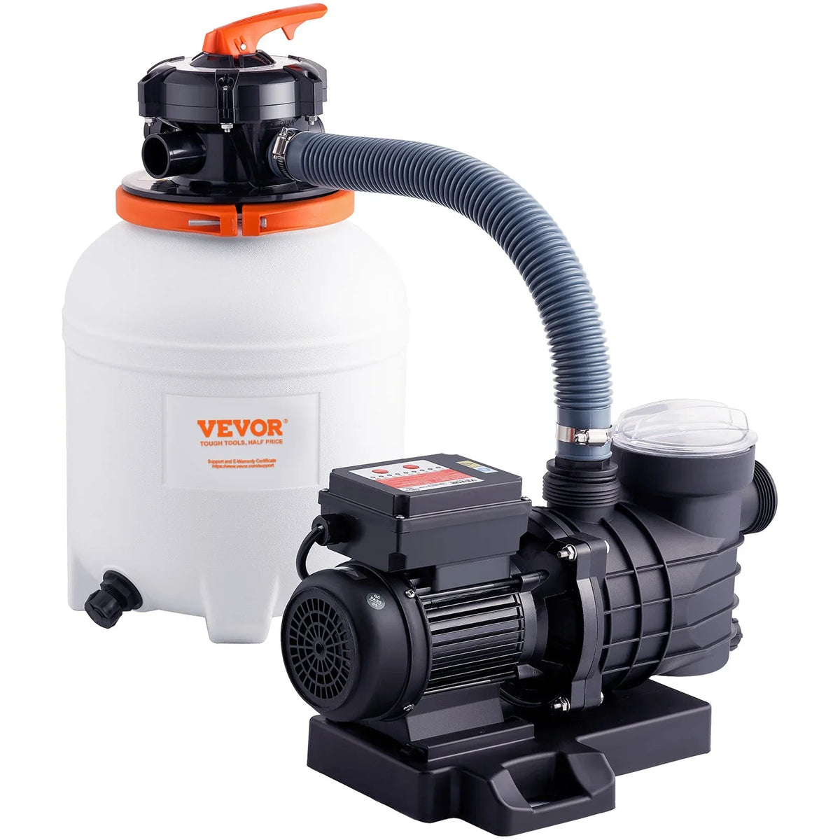 & Filters 3000 HP, Pool 12-Inch Combo 1/2 Sand Pumps GPH Filter Pump, System Swimming
