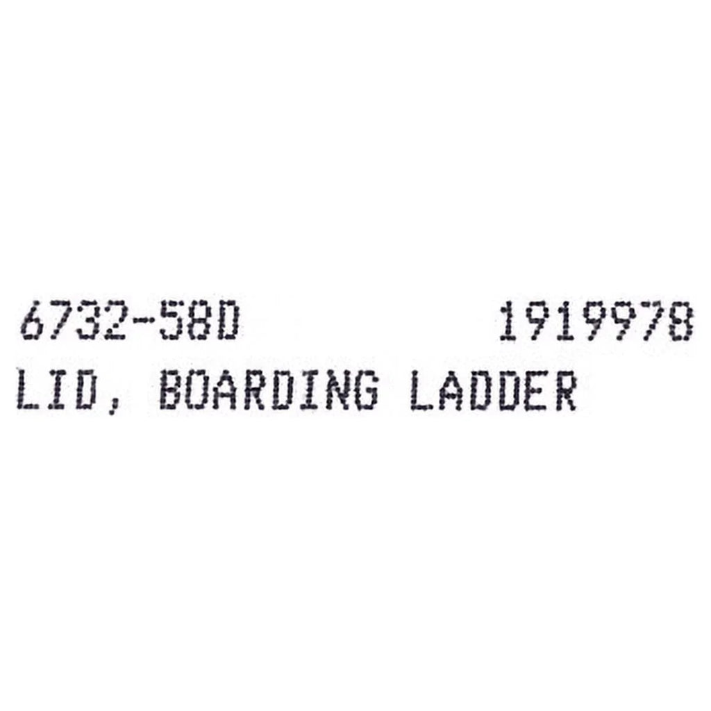 Sea 1919978 Ladder 11 1/2 1/8 Inch | 14 Boarding White x Boat Lid Ray