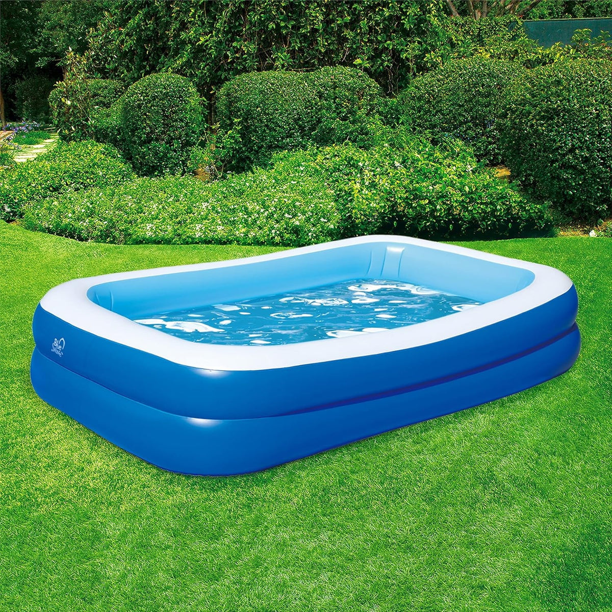 Deep X NT6123 Family Pool Inflatable 69In 103In X 22In W/Cover Rectangular