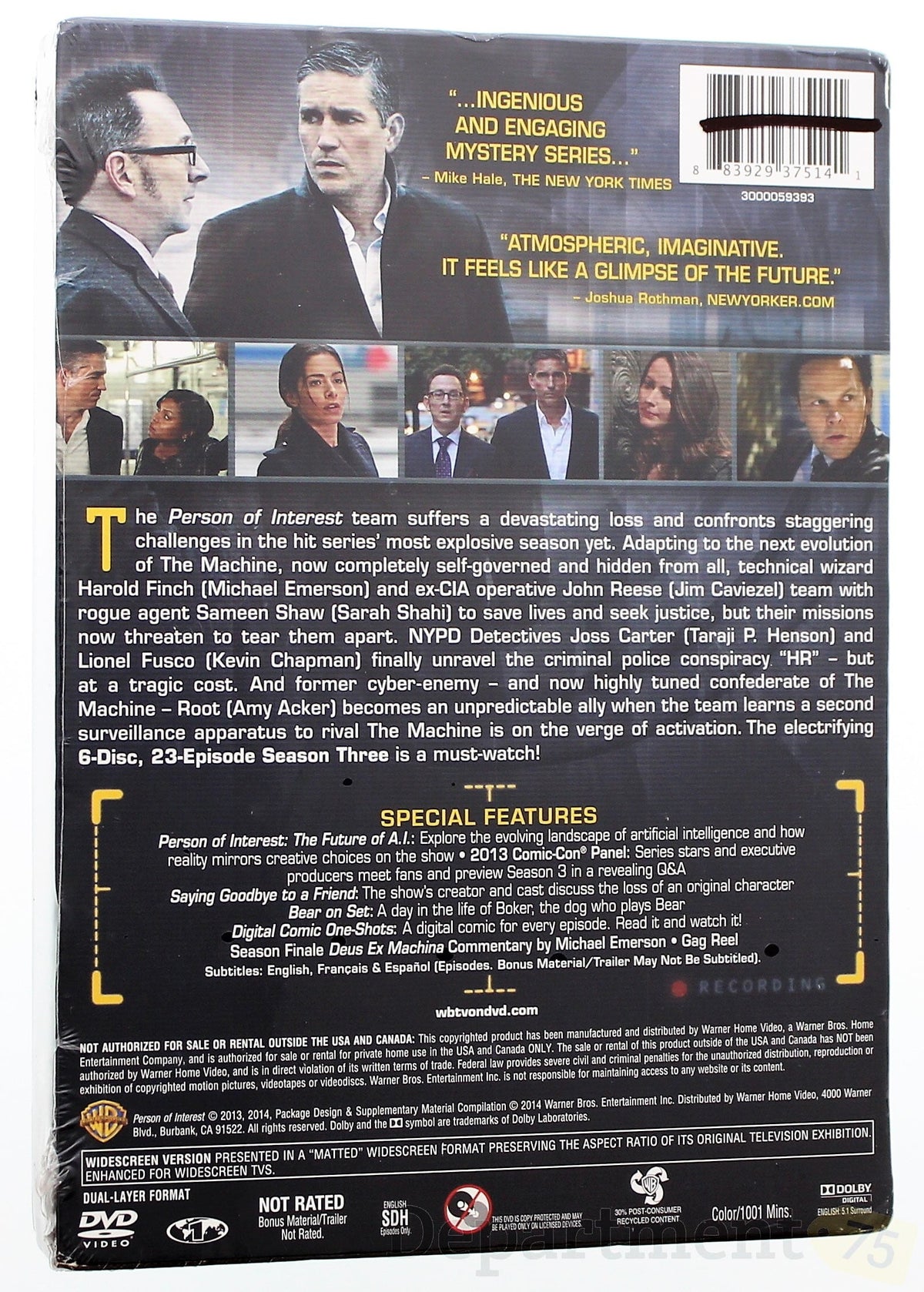 of Adventure Action Video, Home Interest: The Season & Warner Person Complete (DVD), Third
