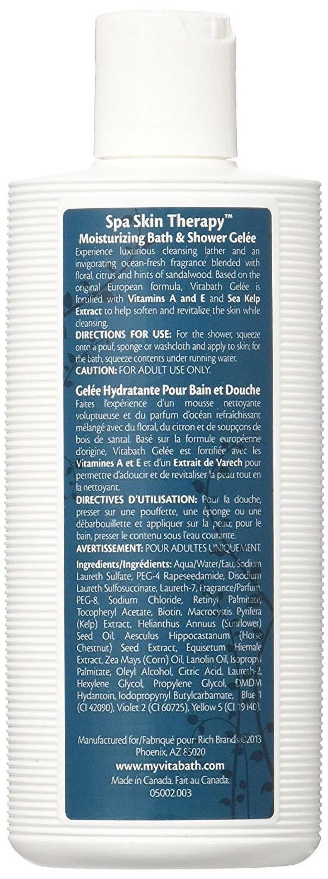skin gelee, ounce 10.5 therapy spa vitabath