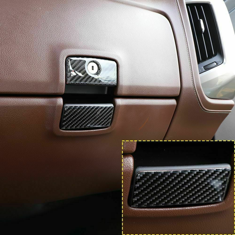 for Box Accessories Chevrolet Storage Co-pilot Silverado Teledu Fiber Handle Carbon