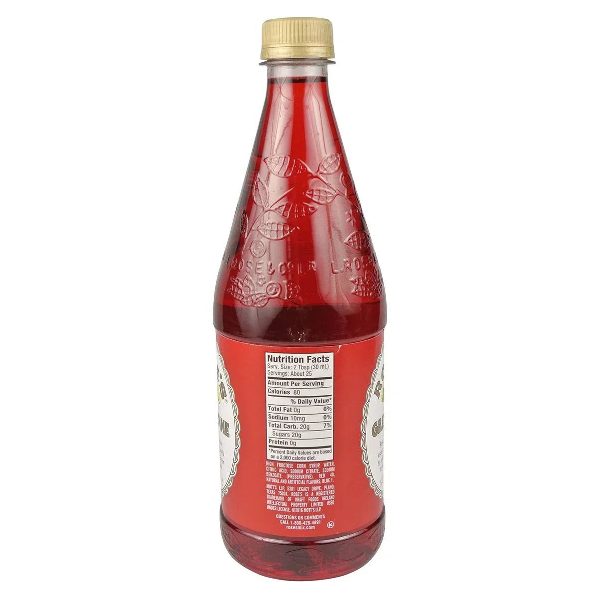 Original Grenadine Oz Rose's Sold 25 Case As: