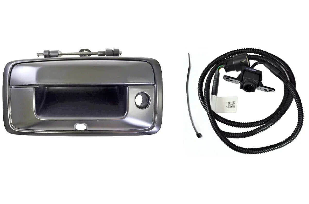 '- Tailgate Assist Primed Up GMC - GM-3549P-BUC with Camera PT Fits select: SIERRA Handle Auto 2014-2015 2014-2015 Black Warehouse CHEVROLET Park SILVERADO, Back