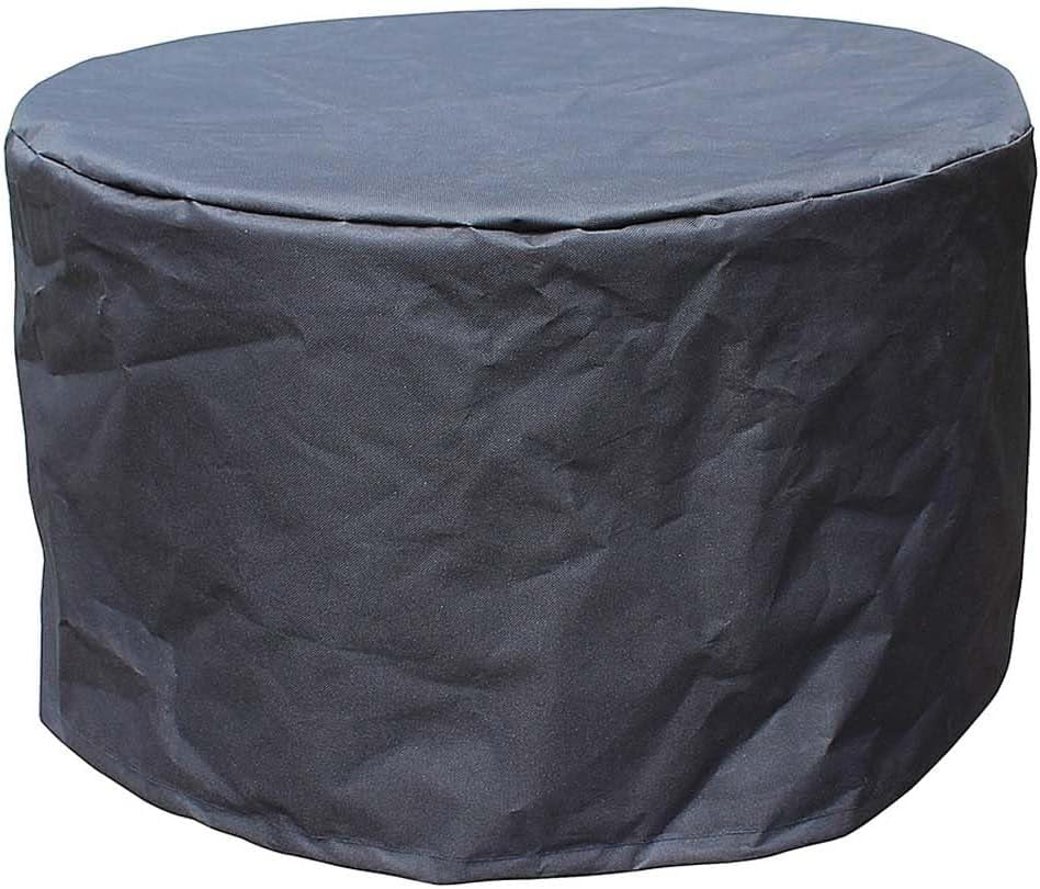 Wood Fireplace with Wood Fire Cover, Portable Camping Pit, Wood Outside Portable Pits, Yard for Fire Bonfire Pit Firepit, Outdoor Outdoor Lightweight Table 26" Backyard Burning Fire Garden UPYOOE