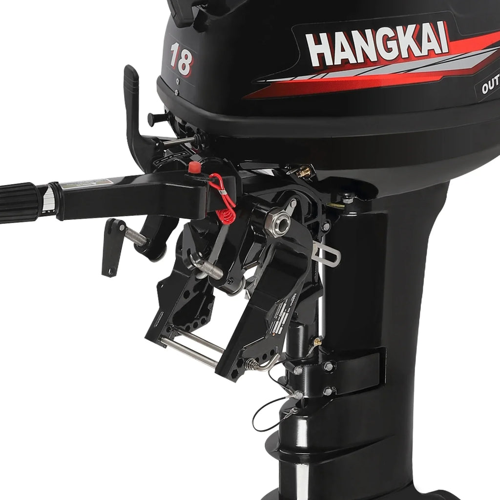 w/CDI 2 Aluminum Boat Engine Outboard 246cc Motor System Fishing Shaft 18 HP Stroke Alloy Motor, Boat Wuzstar Cooling Long Liquid