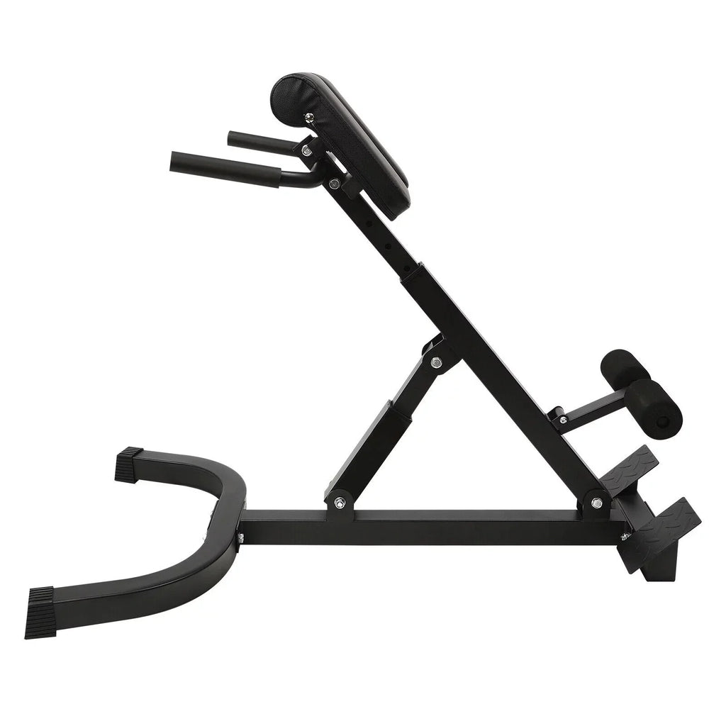 Tilt Hyperextension Angle Extension Back Position Machine, 150kg/330lbs Angle Chair W/ Height Adjust Roman Bench 5