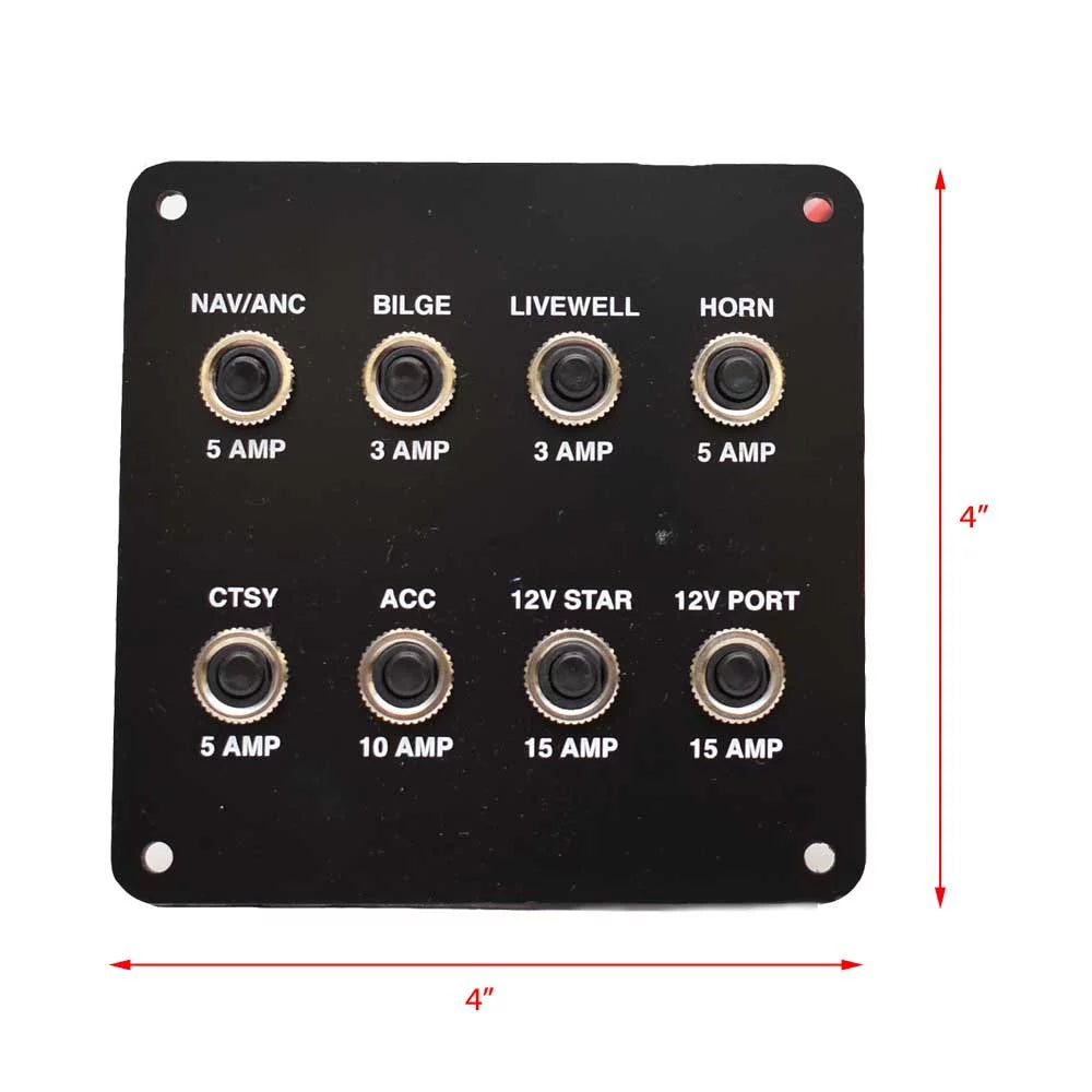 Super 4 Breaker Inch 1950 2336996 Switch Hawk Panel | Crestliner Boat