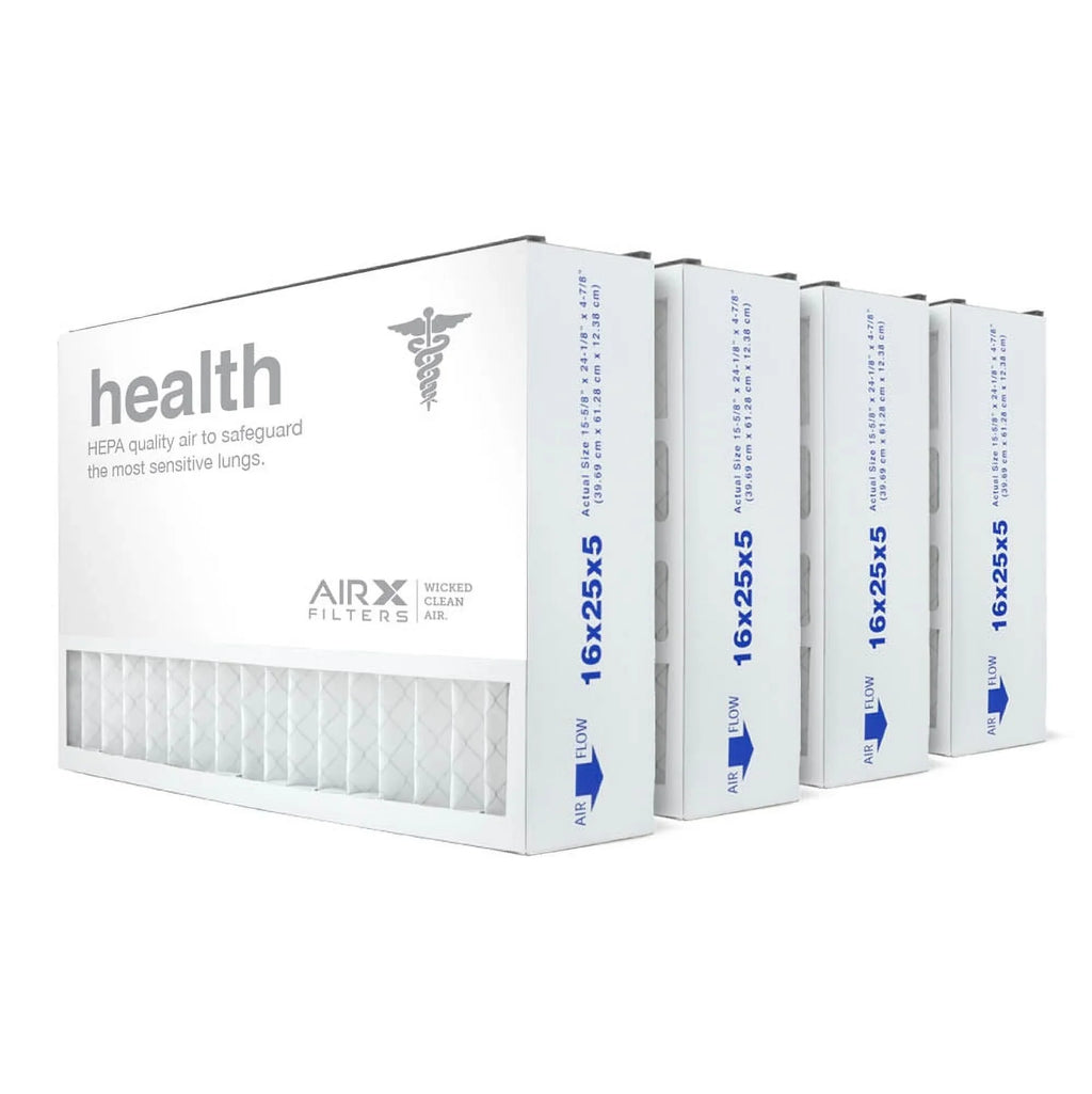 13, Replacement 255649-105 Filter MERV AIRx Air Bear Air 16x25x5 4-Pack - HEALTH