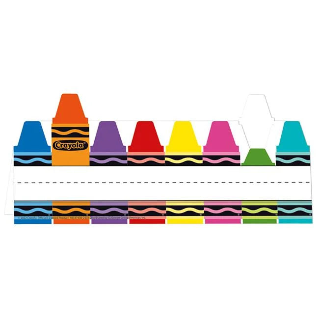 Eureka Pack, Packs Name Crayola 9-5/8" Plate, 36 x 6 6-1/2", Tented Per