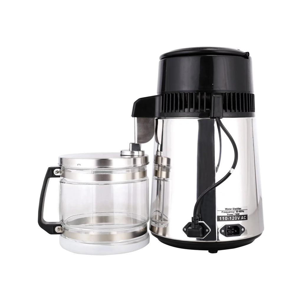 Stainless Steel Home 4L Distiller Liquid Bottle Machine Purifier Glass
