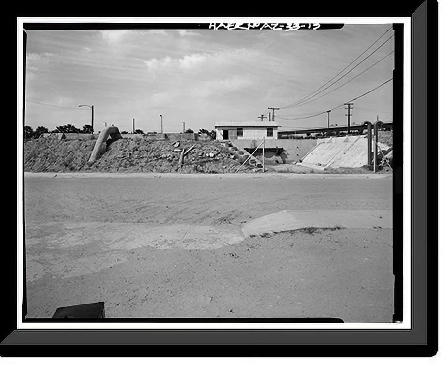 '- Street Liquid Yuma of Plant, Main x at Treatment Main Jones 21-7/8" County, Street Historic foot Yuma 13, AZ Yuma, Print, Street, 17-7/8" Framed