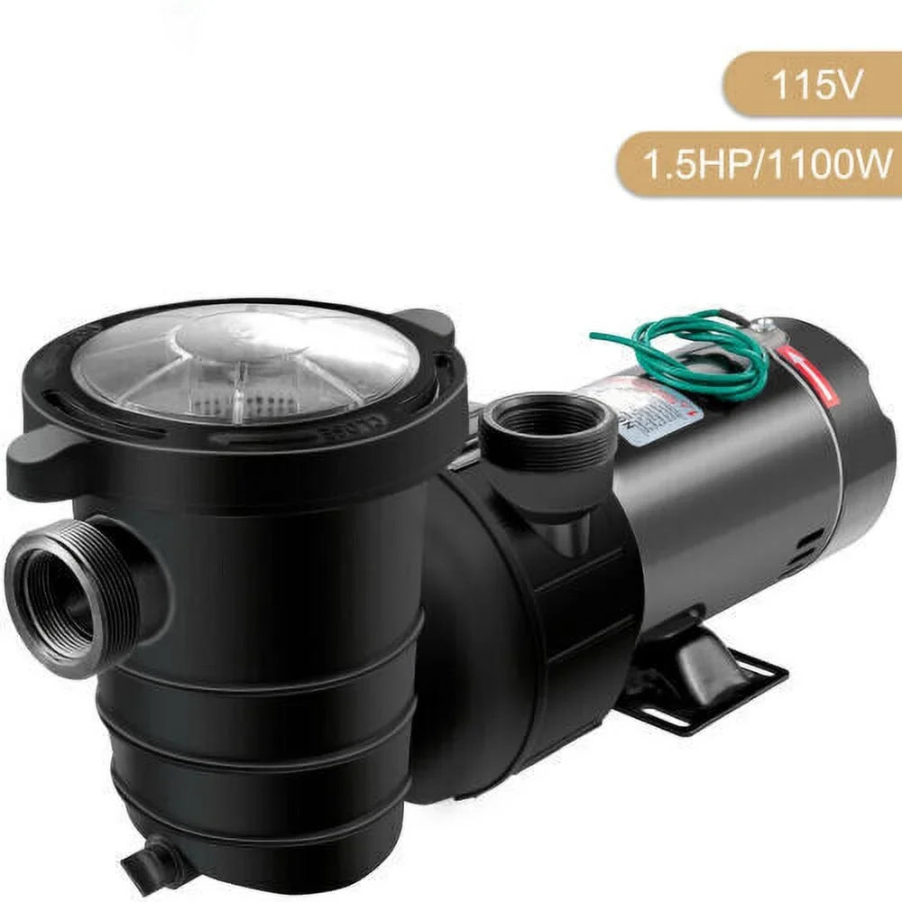 Above Filter W Swimming w/Strainer 1100 1.5HP Pump SPA 3450rpm Pool Ground 92GPM