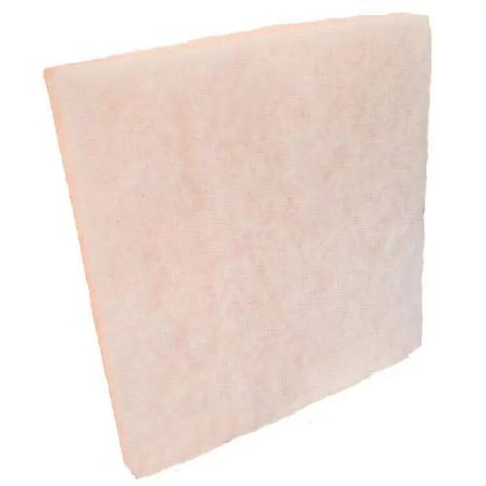 25 Foot Media Filter Wide Roll - 8 inch 24 Tackified MERV Polyester Orange/White by