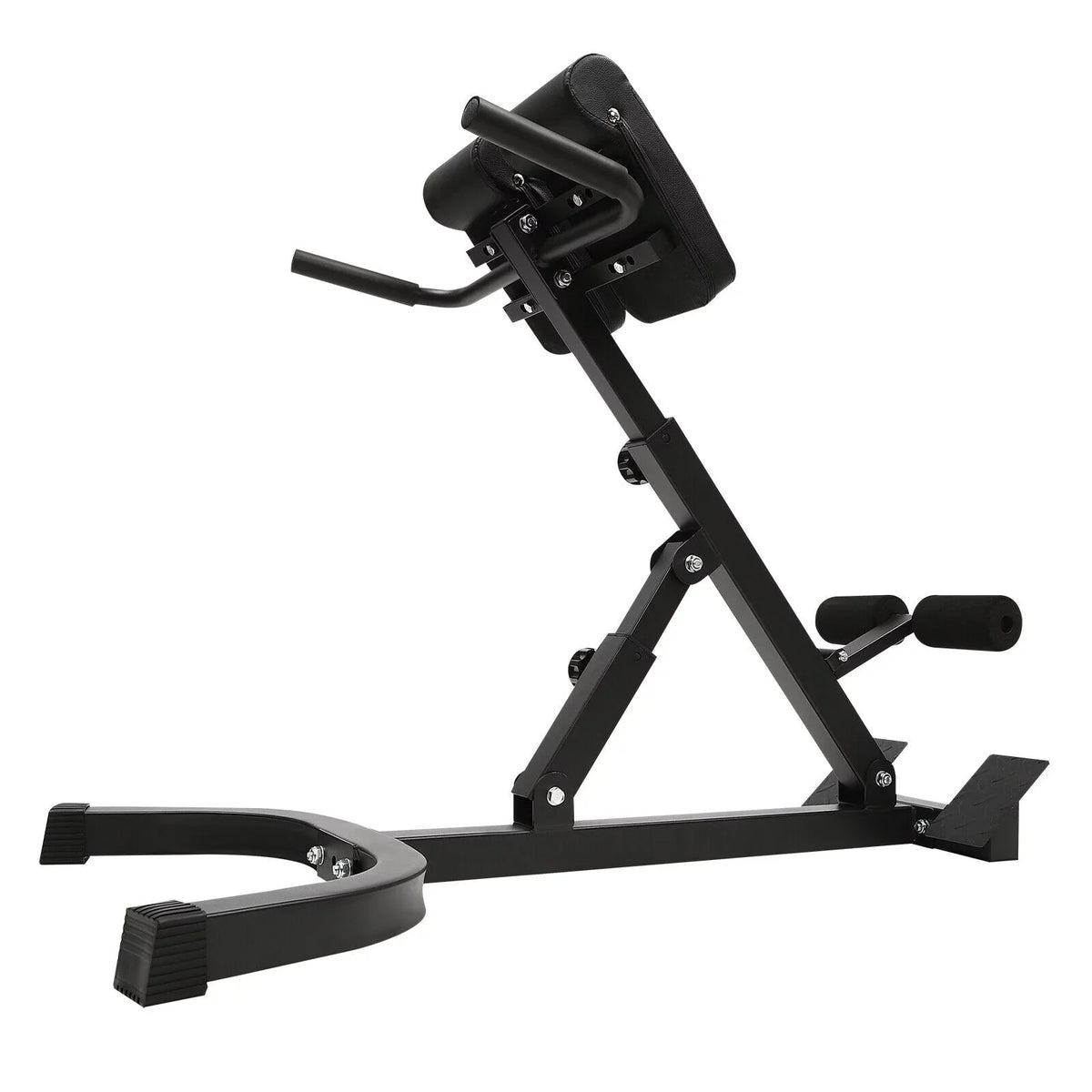 Tilt Hyperextension Angle Extension Back Position Machine, 150kg/330lbs Angle Chair W/ Height Adjust Roman Bench 5