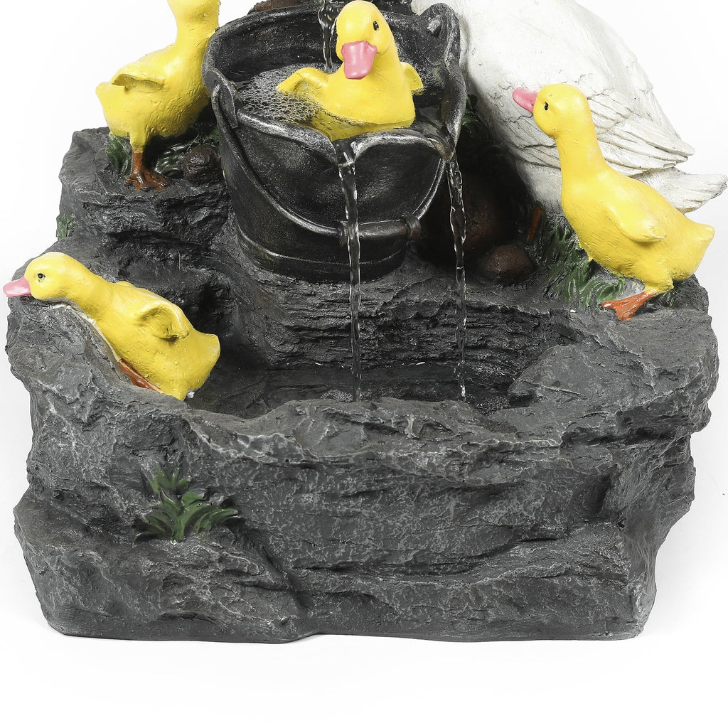 Duck Outdoor Antique Resin HomeStock Family Bath Ambiance Fountain