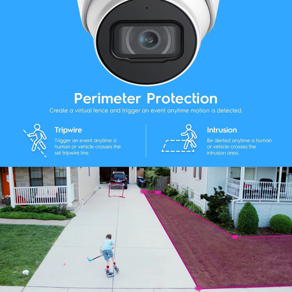Camera POE Security Outdoor 3840x2160, in Amcrest MicroSD, POE Detection, Wide AI IP UltraHD 4K Camera, Weatherproof, 8MP (IP8M-T2669EW-AI) Built Human/Vehicle IP67 (Used) Turret Mic, White Angle,