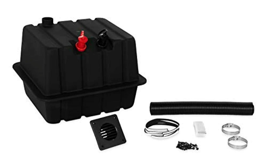 Group Box (2) Side-by-Side with 3/8-Inch | Stores Batteries Ring Camco Double 24 Camper/RV Compatible (55370) Battery on Terminals Cables Battery Vented |