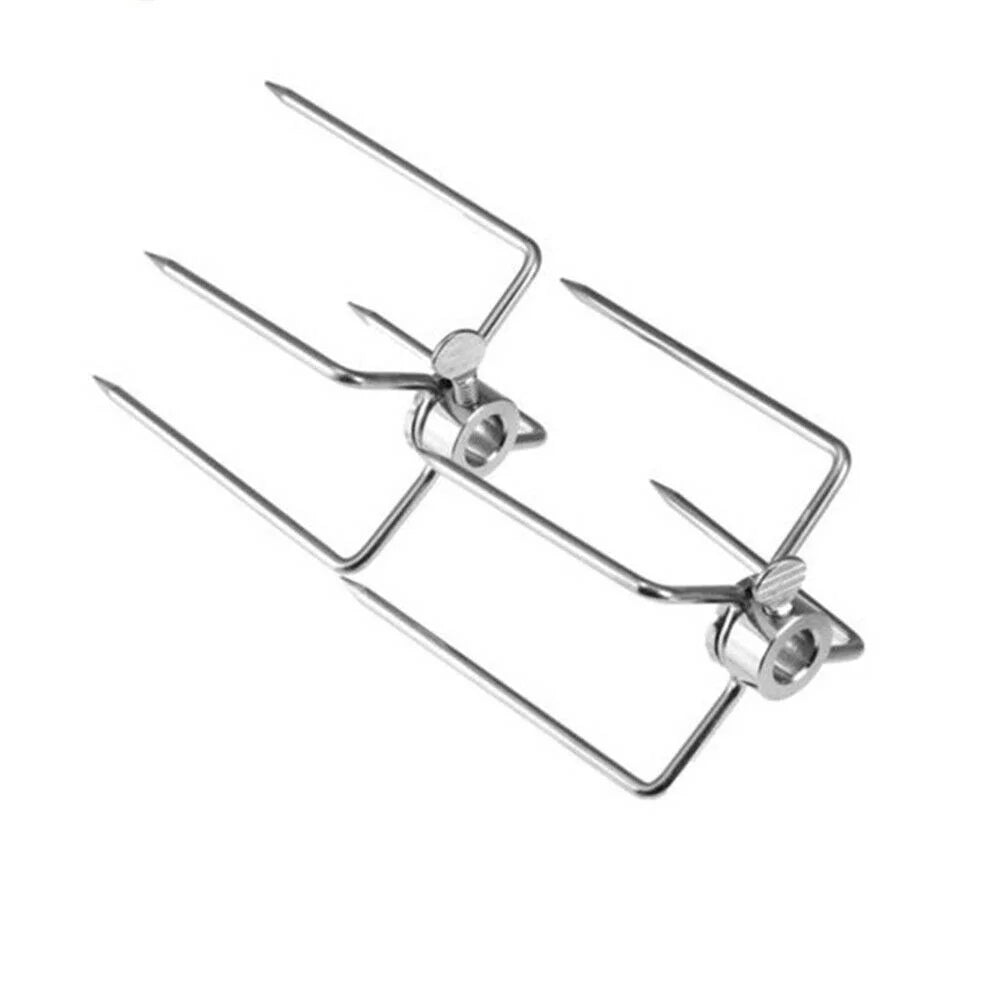 Grill Roaster Spit BBQ Barbecue Steel Motor Rotisserie Outdoor Rod Kit Stainless Electric