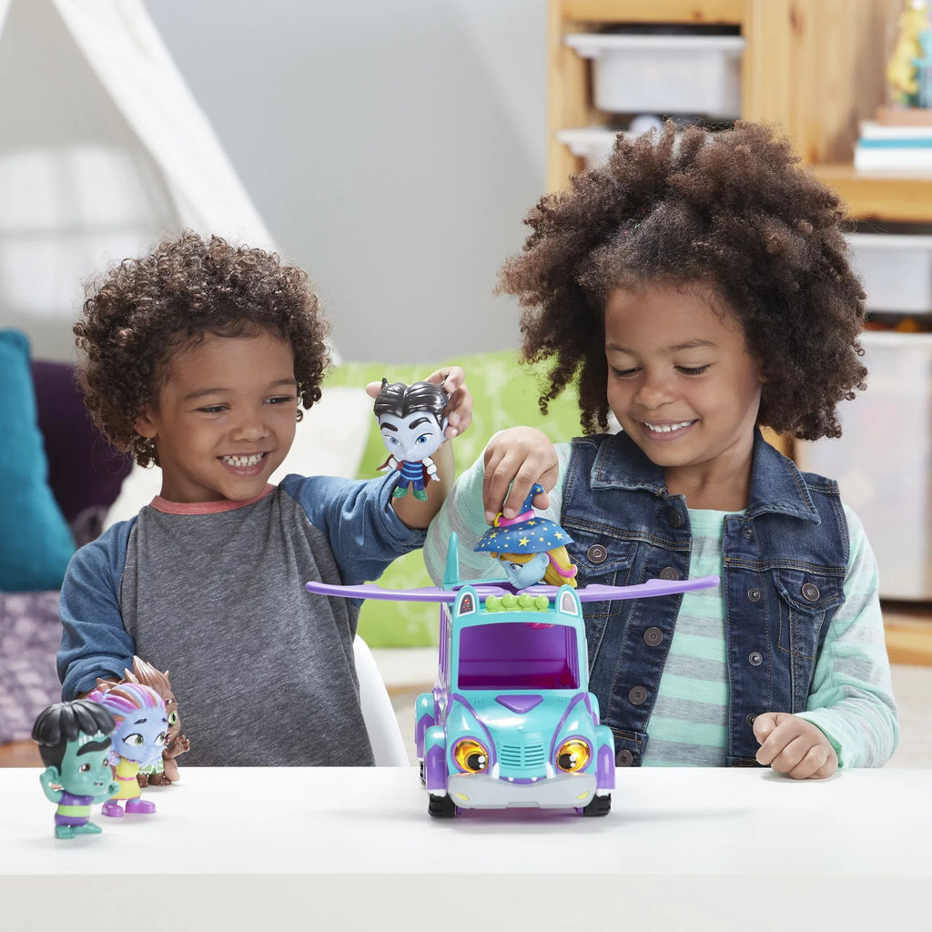 Toy and Netflix Up Monsters Lights, Sounds, Bus Super with Ages Monster and 3 GrrBus Music